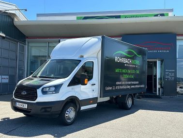 Ford Transit Kofferaufbau „Hebebühne“neuer Motor“ bei Autohaus Wögerbauer in 